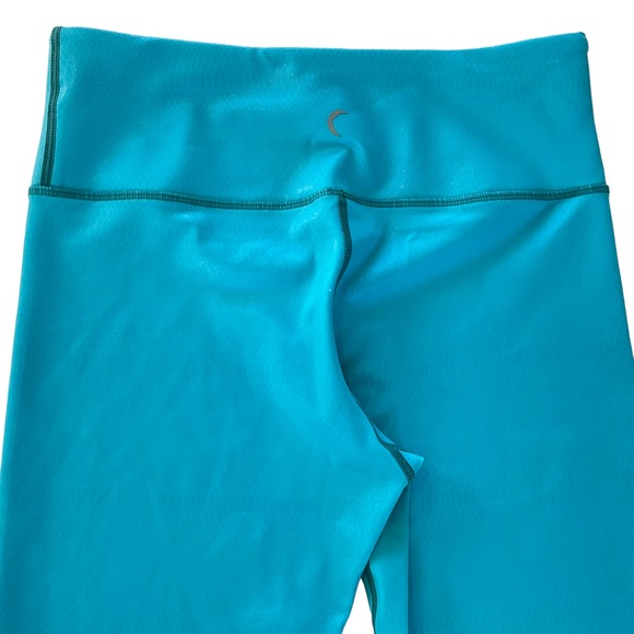 Zyia Leggings Womens 6-8 Light N Tight Ombre Metallic Teal Venom Snake Blue - Picture 8 of 14